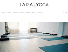 Tablet Screenshot of jarayoga.com